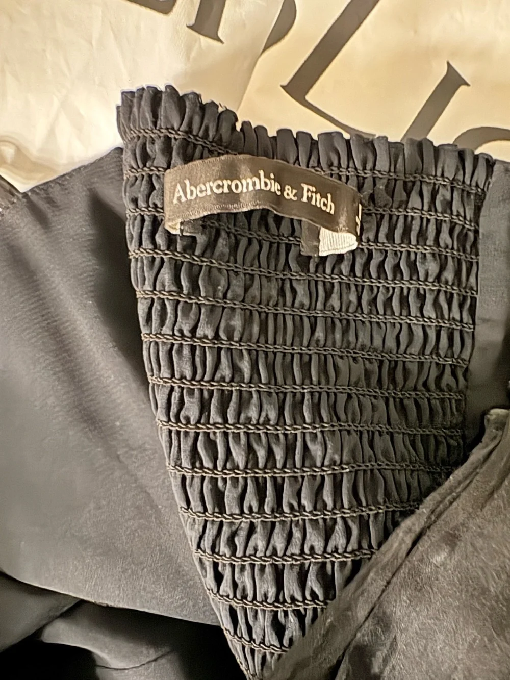 Abercrombie and Fitch Maxi formal black dress